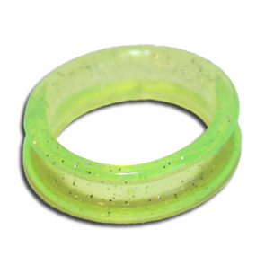 Fingerring Scherenring neon gelb