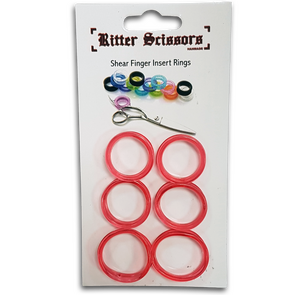 Fingerring Scherenring rot
