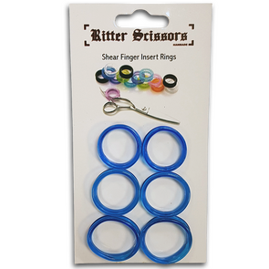 Fingerring Scherenring blau